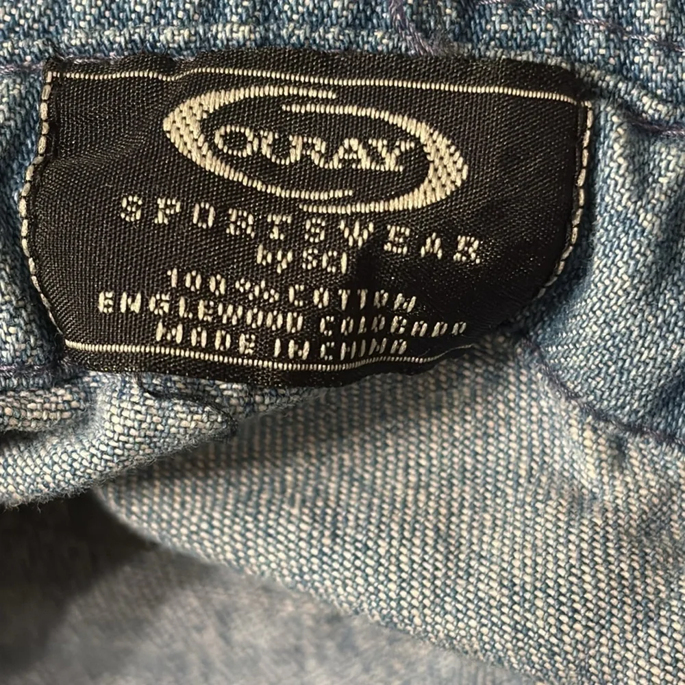 RARE Ouray Ford Motor Company Kids Denim Bucket Hat w/Embroidered Logo PRE OWNED